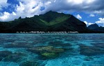 Sailing near Tahiti,